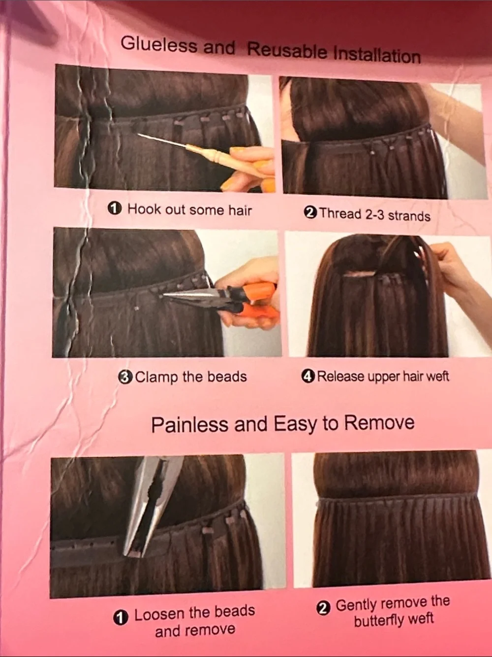 UDU 20 Inch Human Hair P6/16/T2 Weft Extensions NWOT 🔥🔥🔥